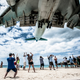 A view of a landing jet at the airport. Photo Credit: Princess Juliana International Airport
